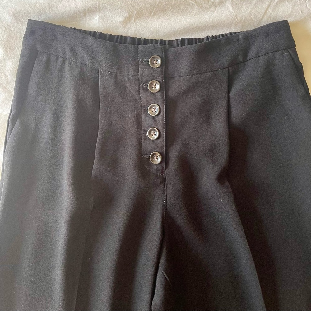 Express | High Rise Pull-on Ankle Pant | Size S | Black - Picture 5 of 11
